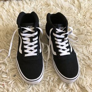 Black high top vans